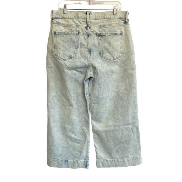 A.N.A High Rise Wide Leg Crop Lightwash Jeans 14 - Picture 3 of 13